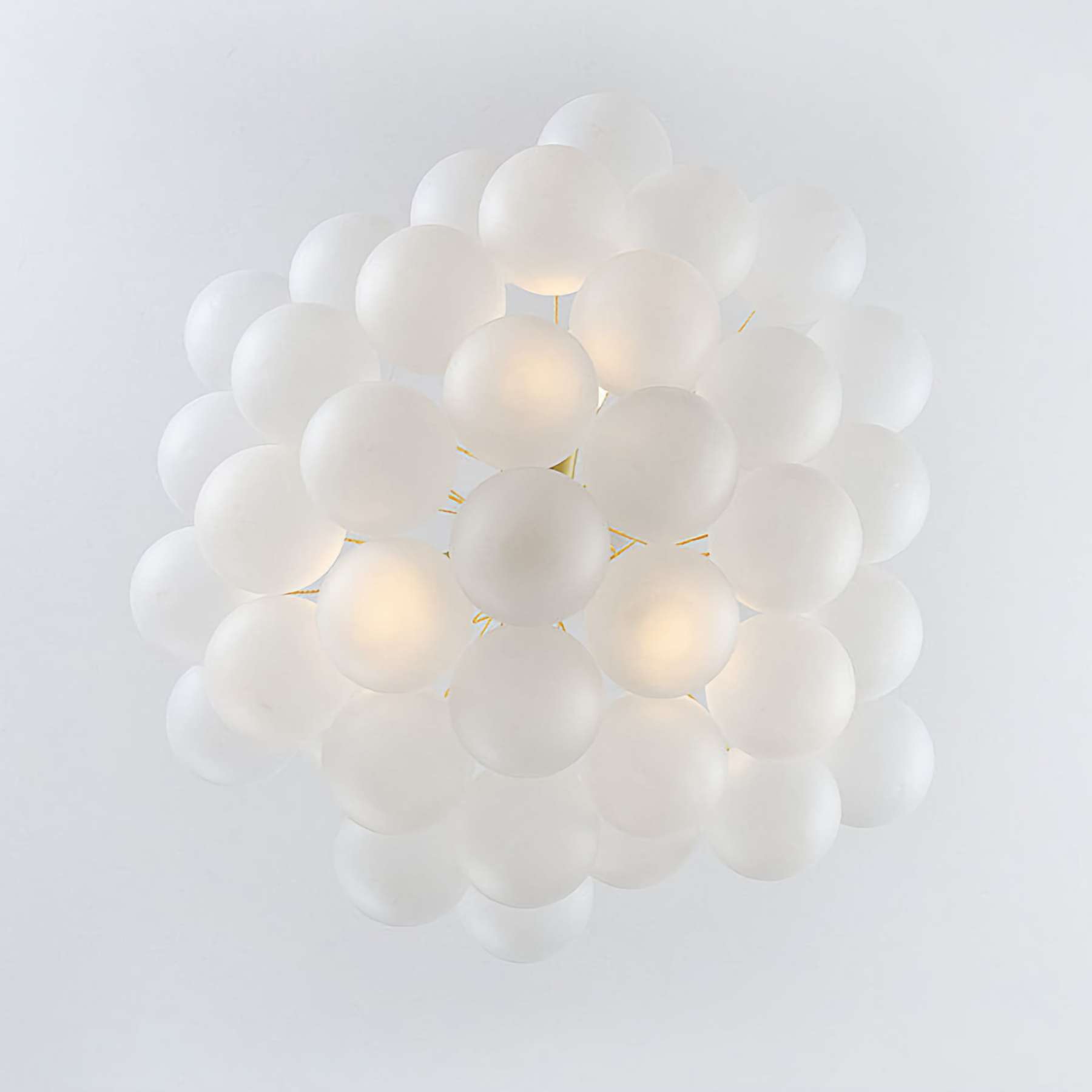 Vintage Glass Bubble Chandelier -Homdiy