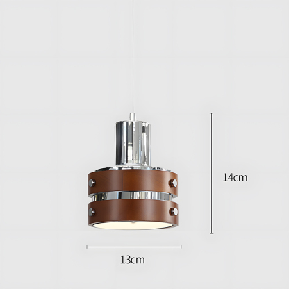 Iron Wood Brown Pendant Light Set