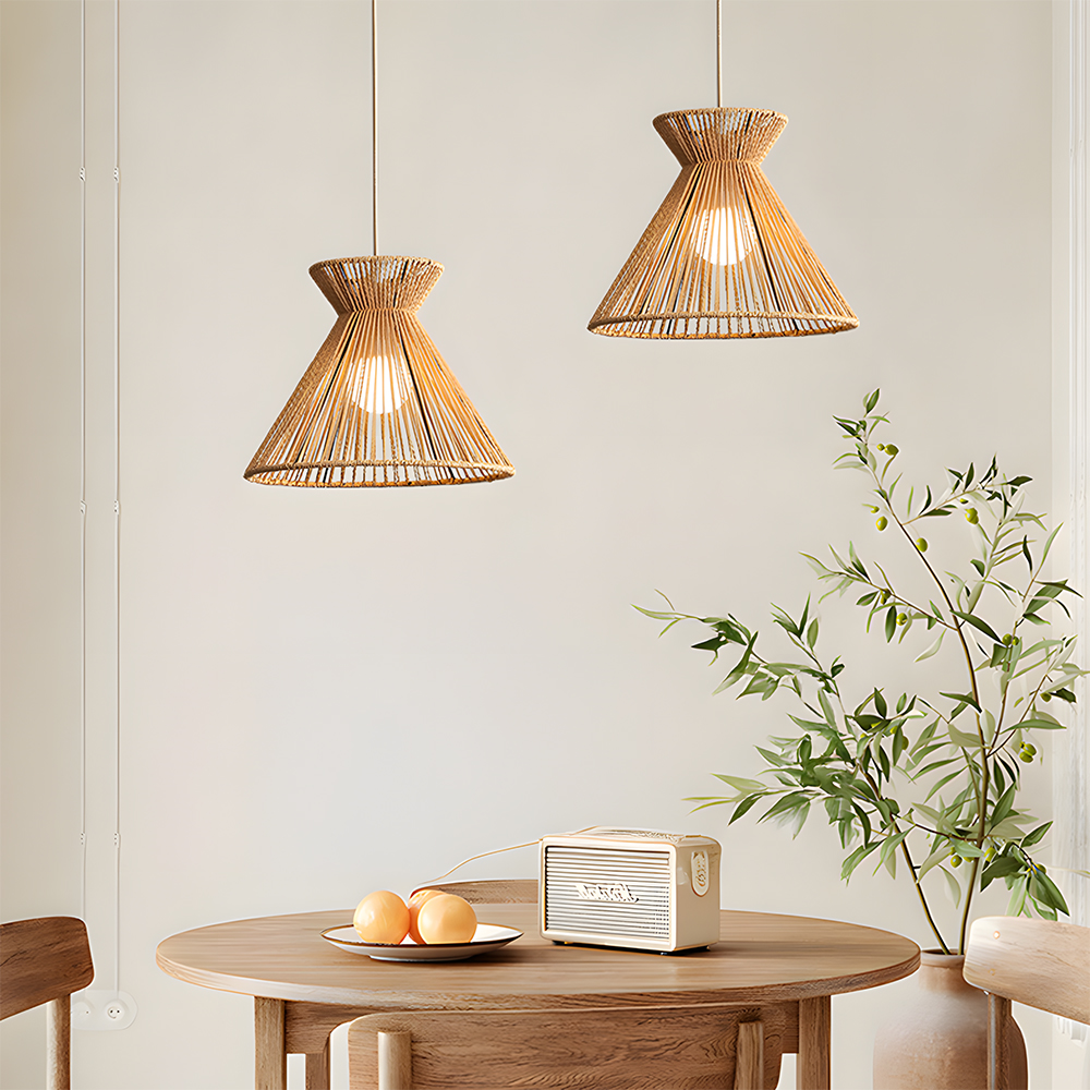 Paper Woven Hanging Lamp for Modern Interiors