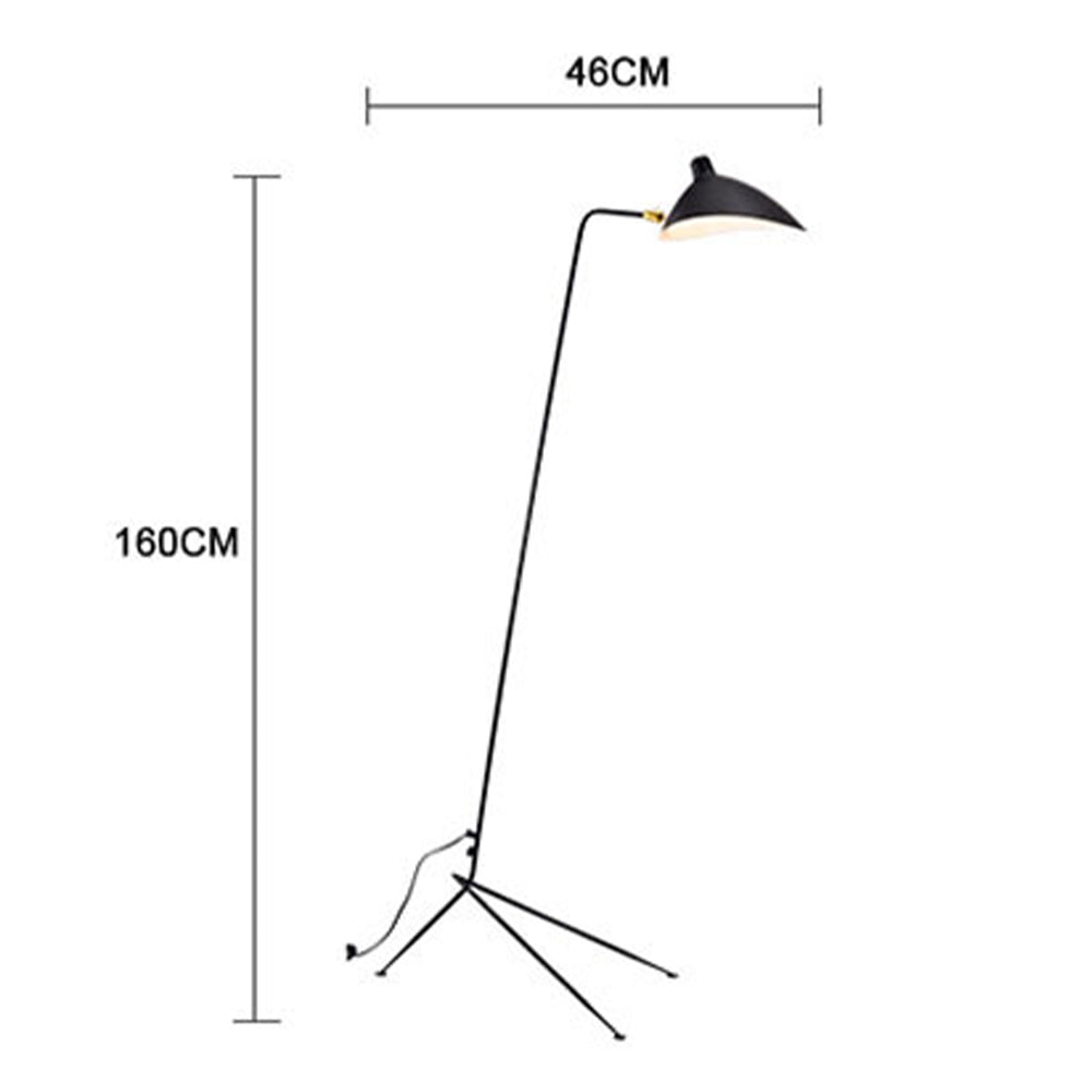 Single Light Duckbill Floor Lamp with Tripod -Homdiy