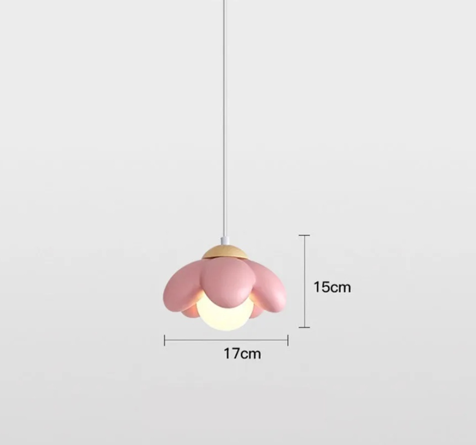 Flower Shaped Plug-in Modern Dining Room Pendant Light