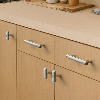 Elegant Luxury French Style White Drawer Pulls Hardware