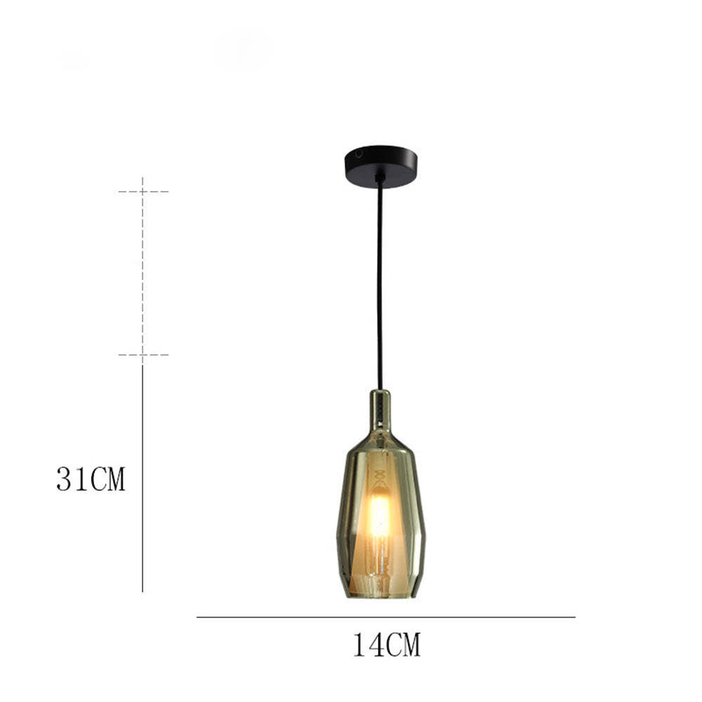 Modern Colorful Glass Pendant Lamp for Dining Table -Homdiy