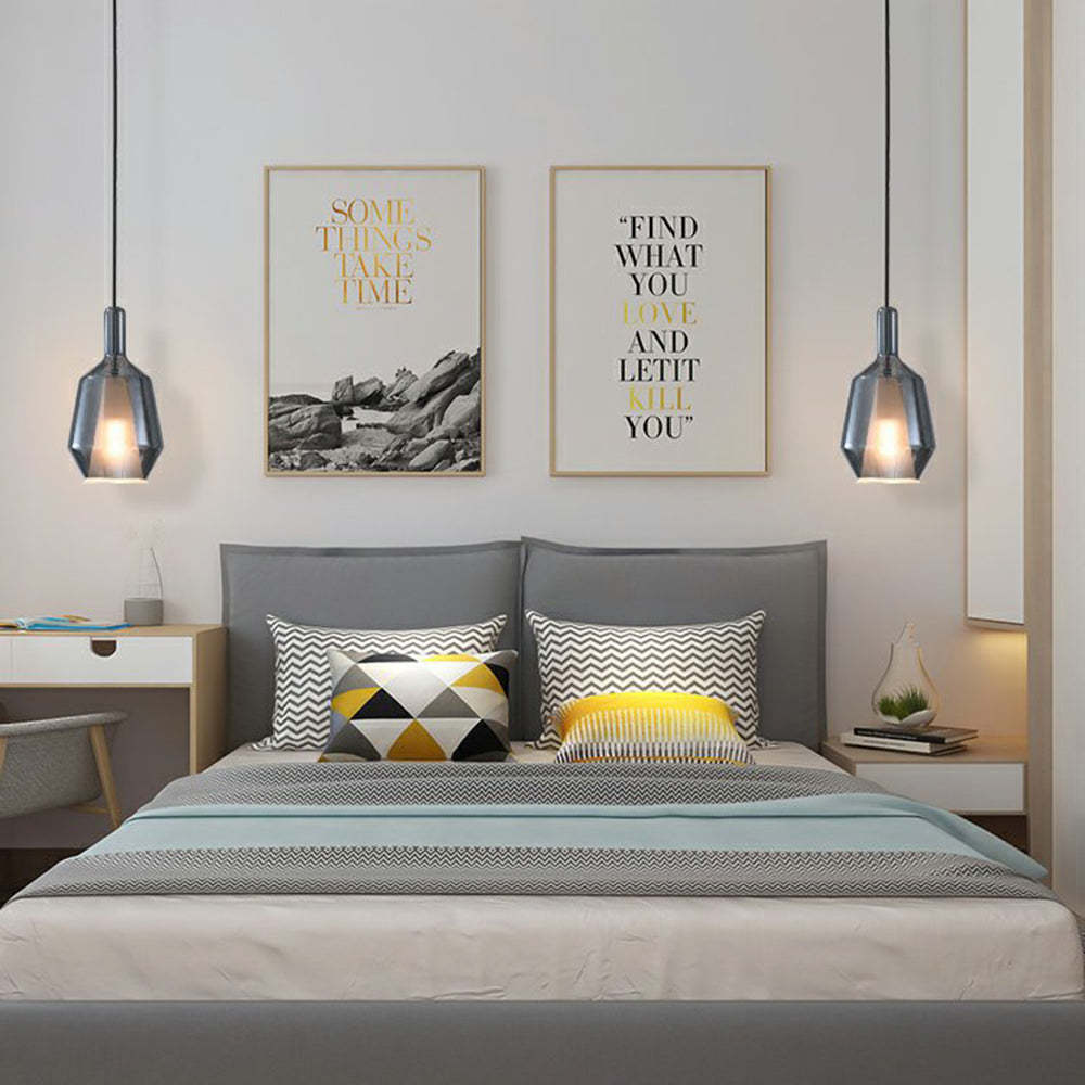 Modern Colorful Glass Pendant Lamp for Dining Table -Homdiy