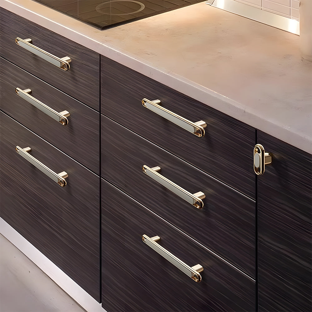 Gold Modern Simple Cabinet Door Handles