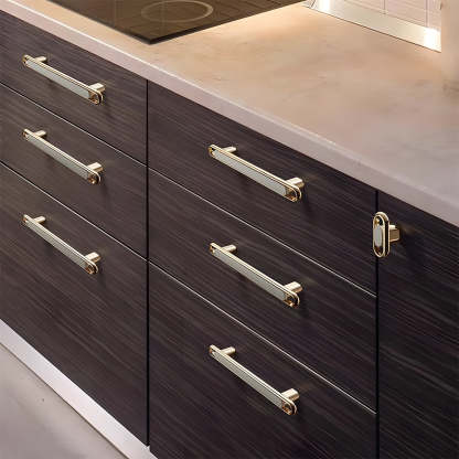 Gold Modern Simple Cabinet Door Handles