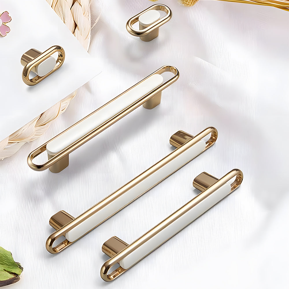 Gold Modern Simple Cabinet Door Handles