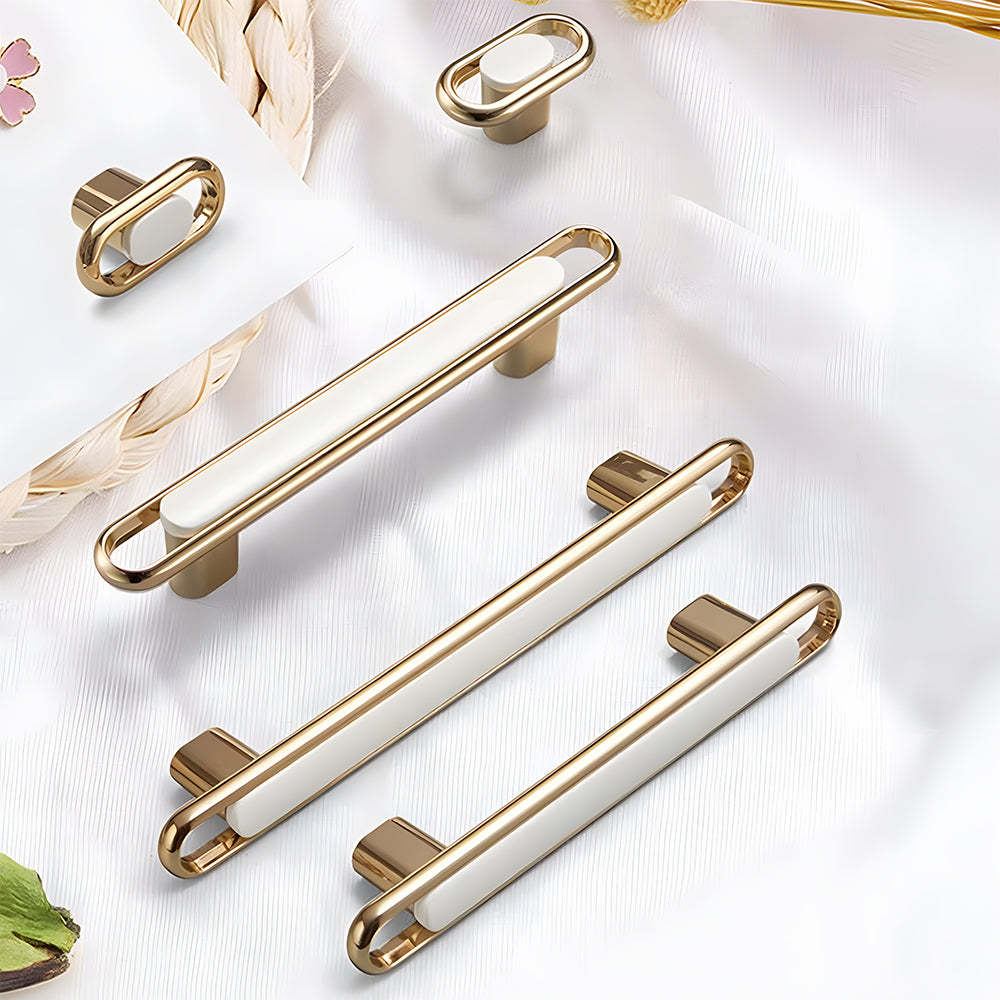 Gold Modern Simple Cabinet Door Handles
