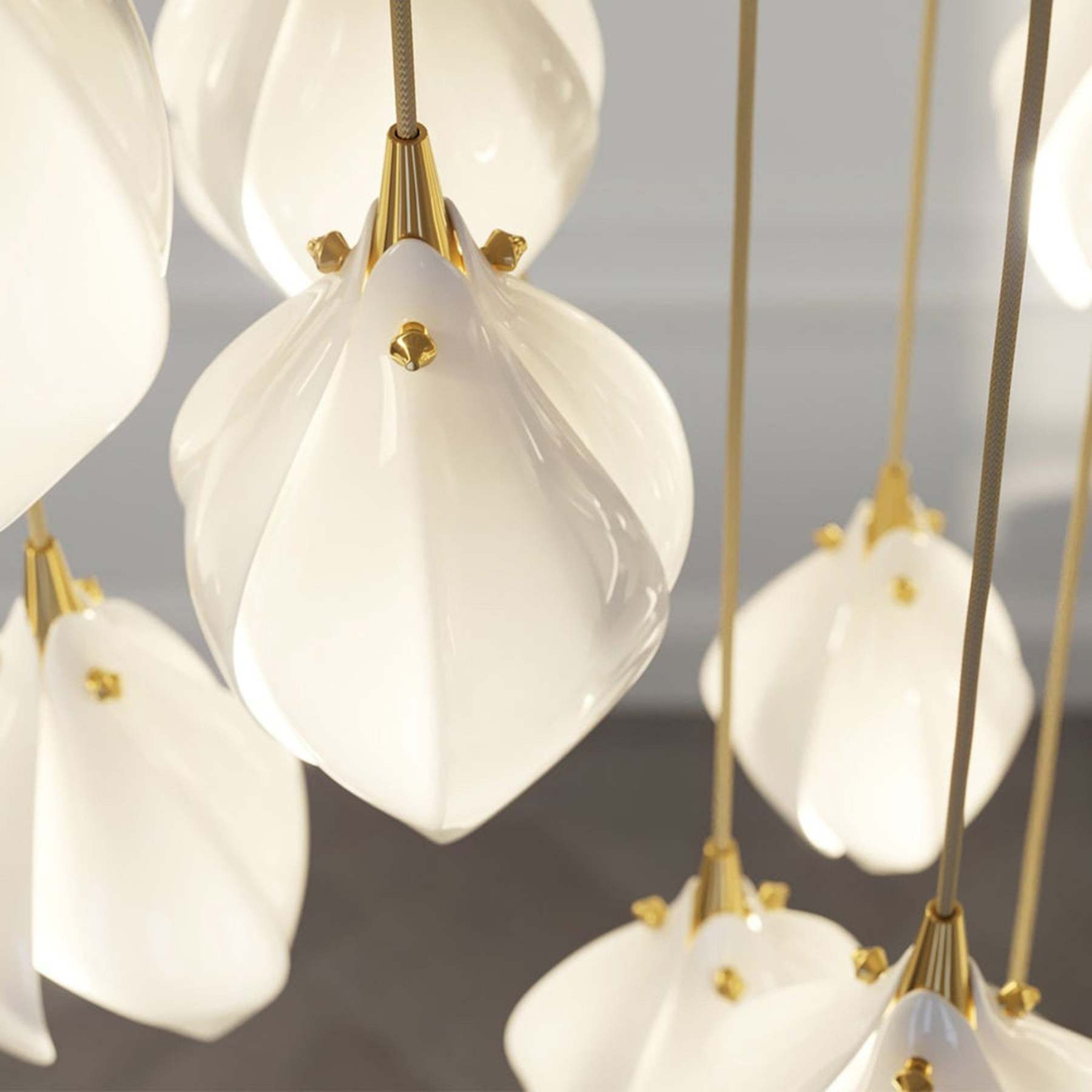 Multi-heads Stylised Bloom Buds Pendant Light -Homdiy