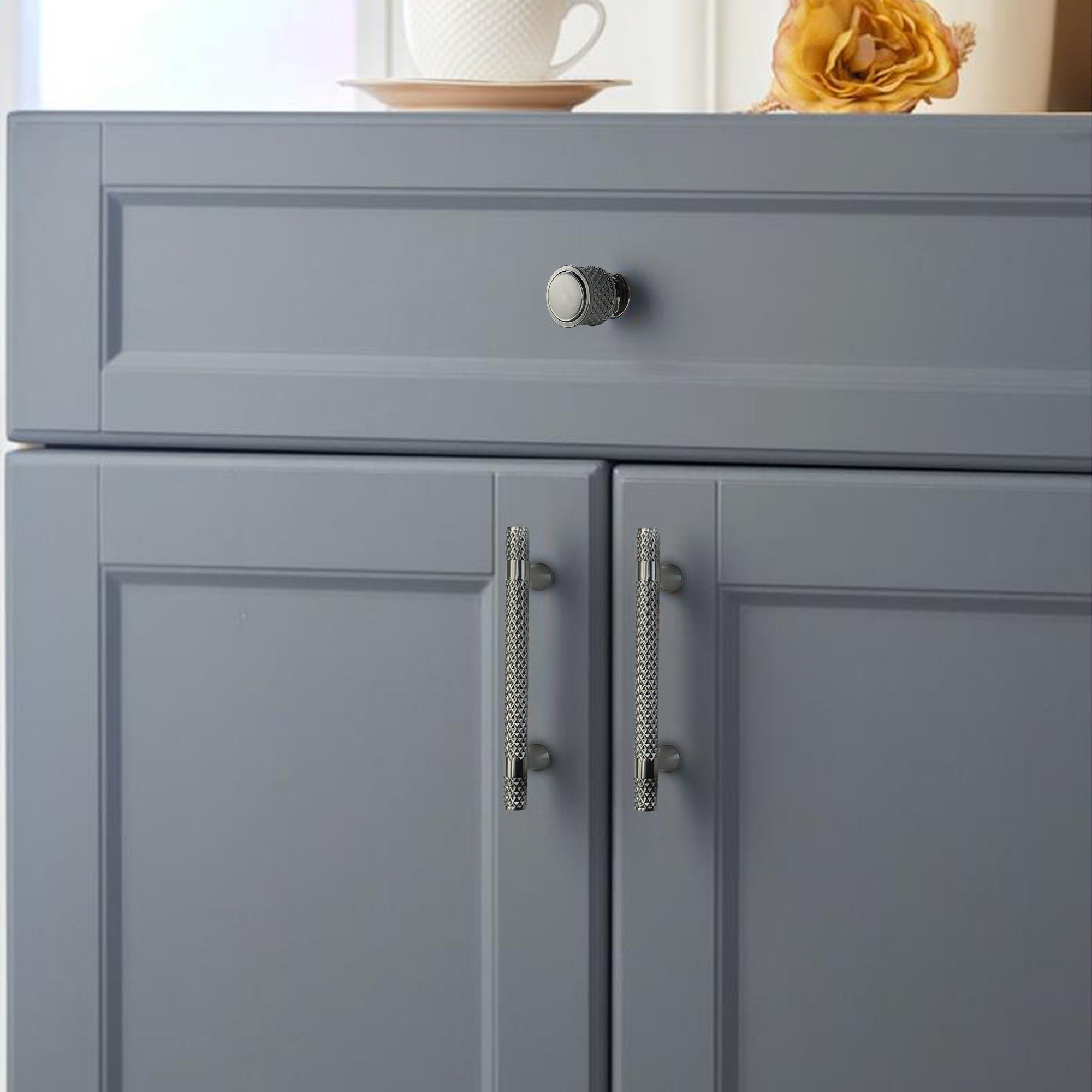 Shiny Modern Zinc Alloy Titanium Gold Black Door Handles