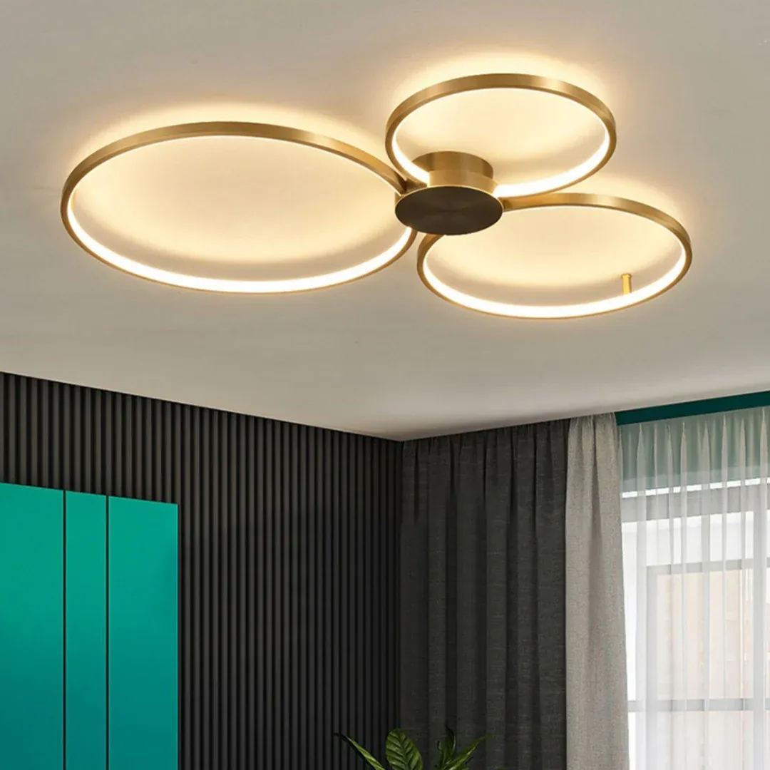 Creative Circle Metal LED Living Room Ceiling Lights