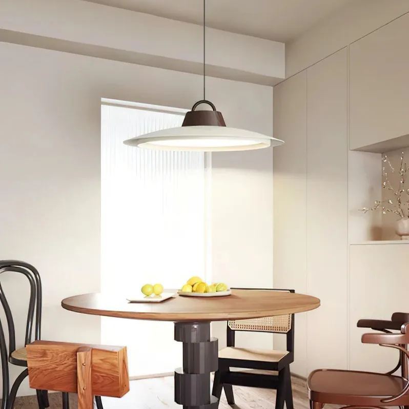 Minimalism Acrylic LED White Pendant Light For Dining Room