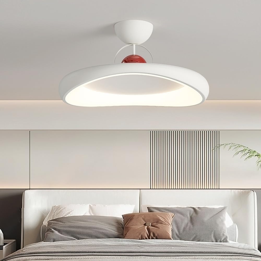 Cream Style Iron LED Living Room Ceiling Lights