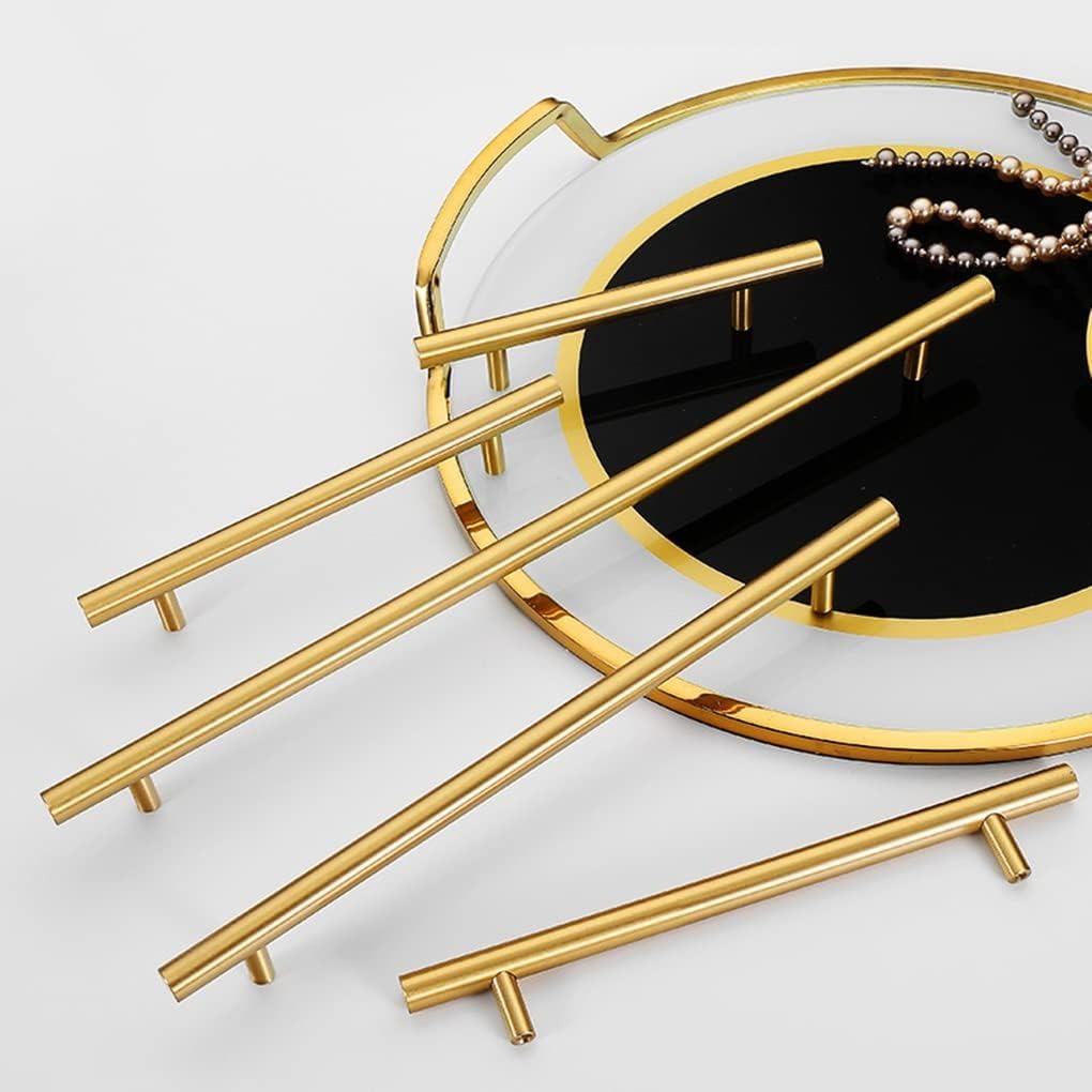 Brushed Brass Gold Euro Bar Kitchen Cabinet Pulls