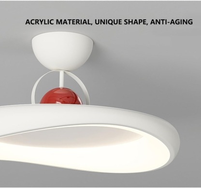 Cream Style Iron LED Living Room Ceiling Lights