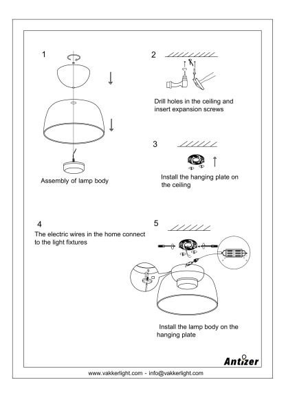 Nordic Designer Creative Personality Medieval Glass Ceiling Lamp