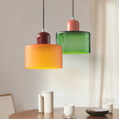 Bauhaus Small Glass Pendant Light