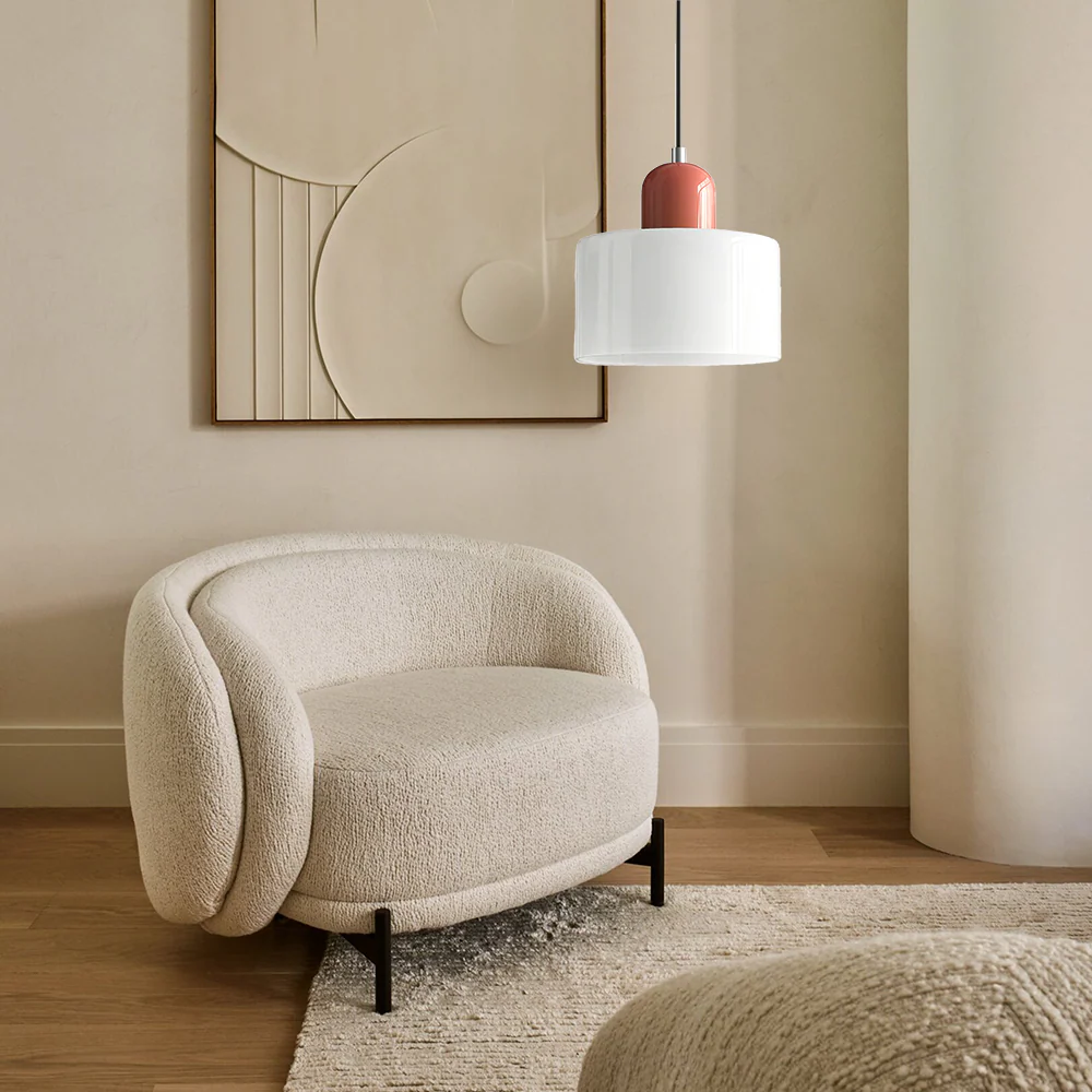 Bauhaus Small Glass Pendant Light