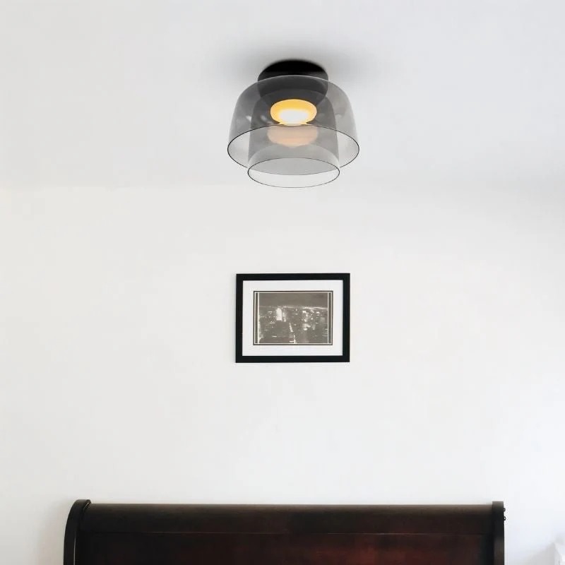 Nordic Designer Creative Personality Medieval Glass Ceiling Lamp