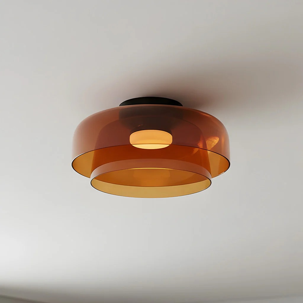 Nordic Designer Creative Personality Medieval Glass Ceiling Lamp