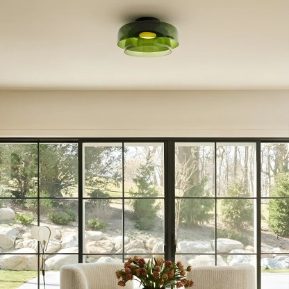 Nordic Designer Creative Personality Medieval Glass Ceiling Lamp