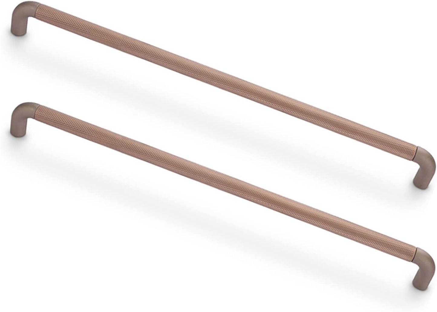 Modern Long Texture Brown Gray Cupboard Cabinet Pulls Handles