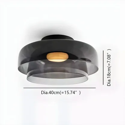 Nordic Designer Creative Personality Medieval Glass Ceiling Lamp