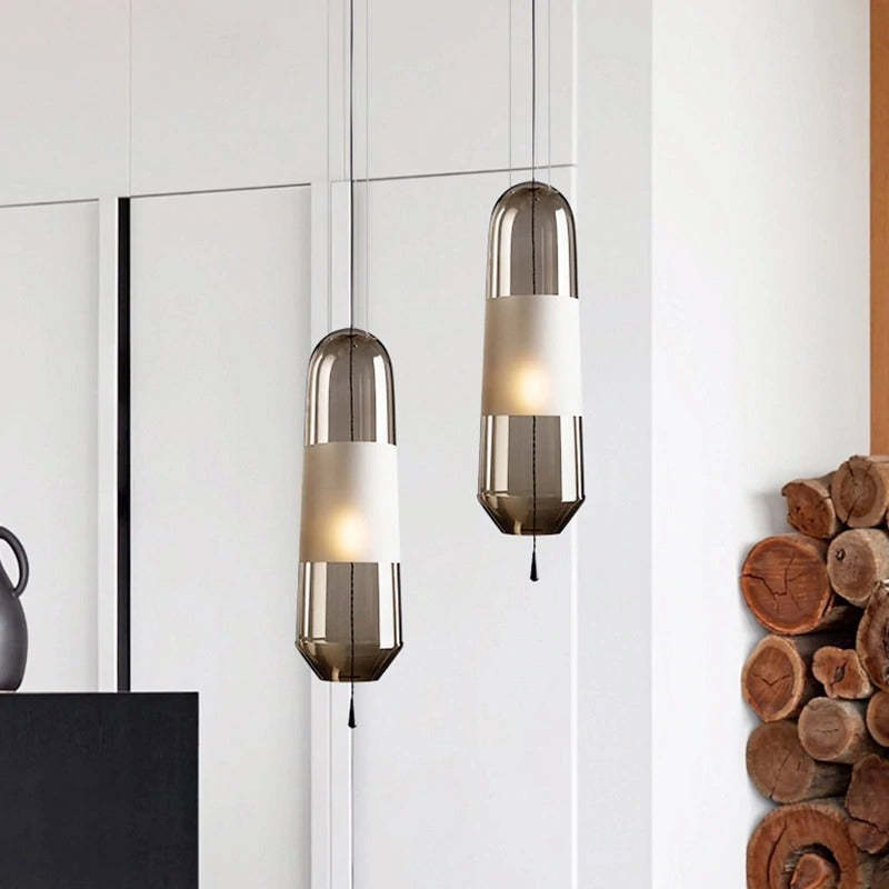 Creative Capsule Glass Pendant Light