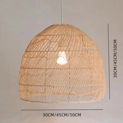Handmade Rattan Pendant Lampshade Wicker Pendant Light
