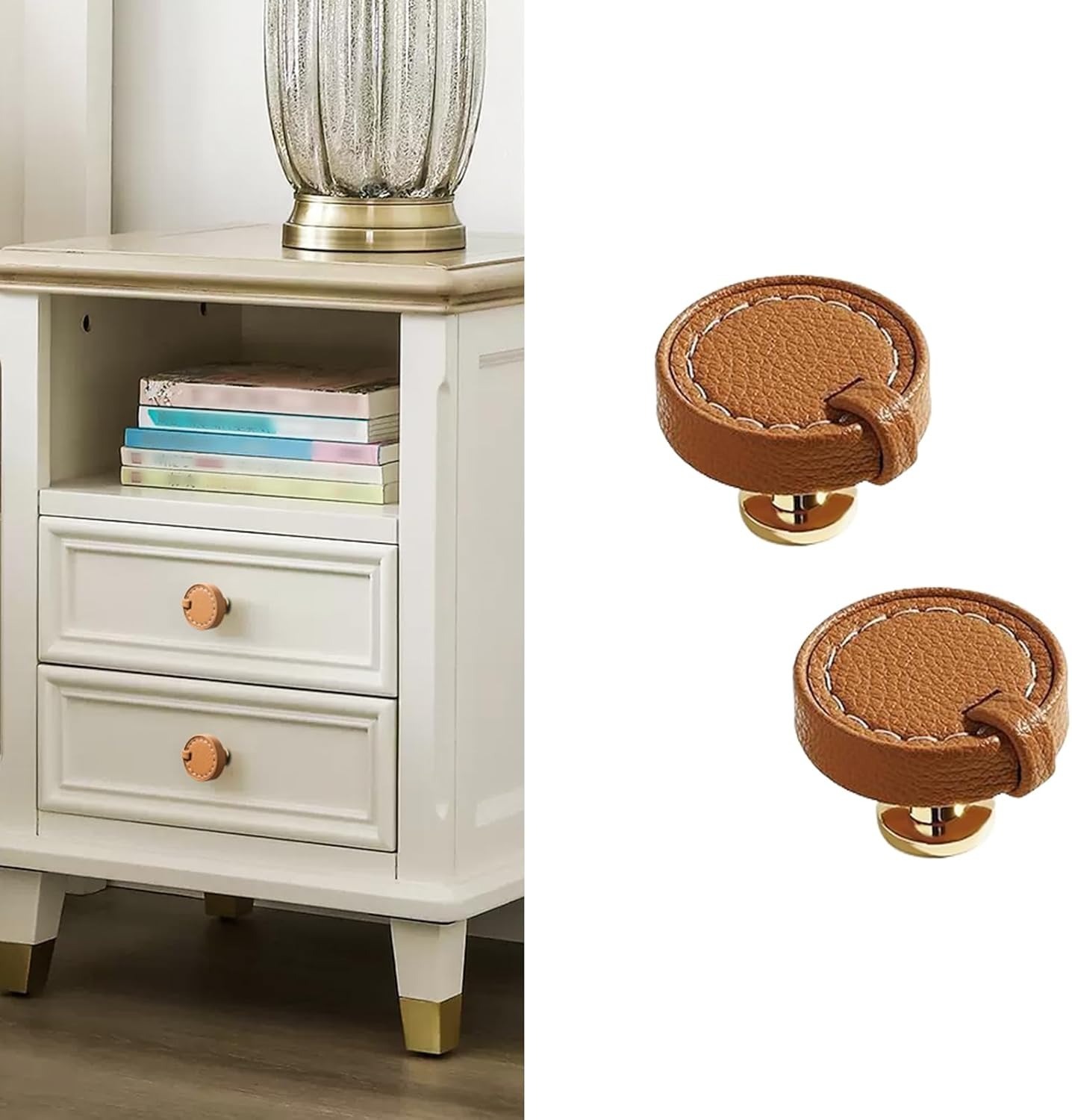 Modern Leather Kitchen Cabinet Handles