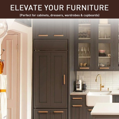 Modern Leather Kitchen Cabinet Handles