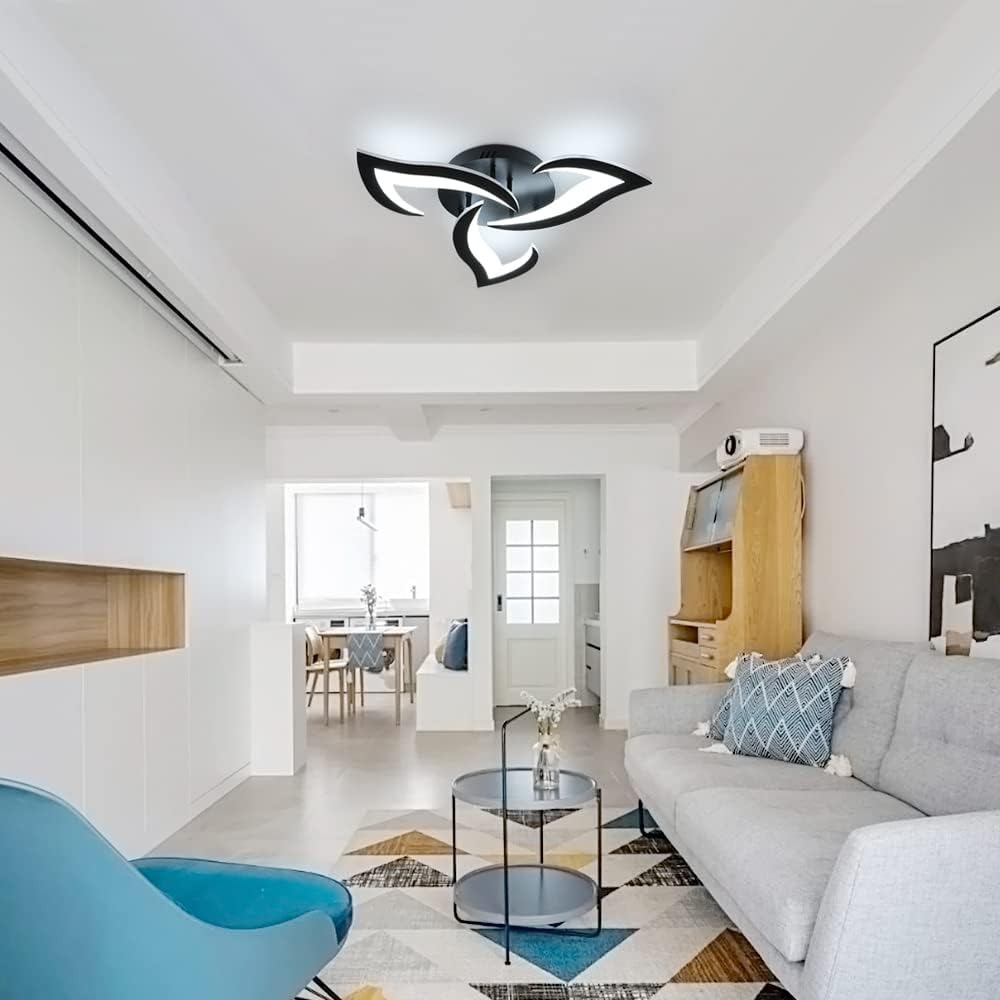 Modern Creative Iron Acrylic LED Flush Ceiling Light
