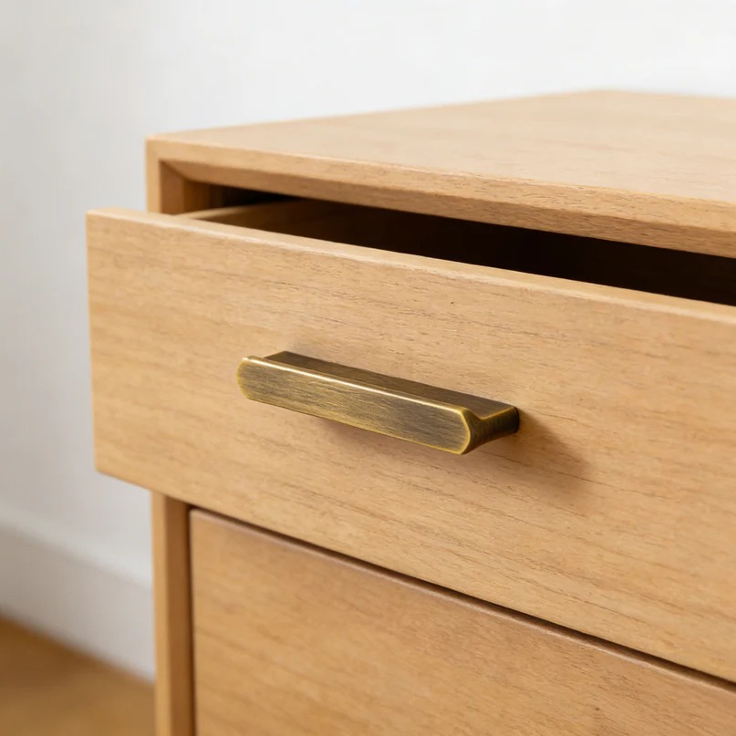 Vintage Bronze Solid Brass Kitchen Drawer Pulls