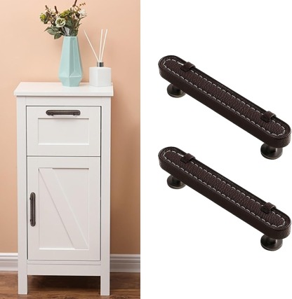 Modern Leather Kitchen Cabinet Handles