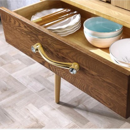 Luxury Crystal Glass Decorative Cabinet Pulls Handles