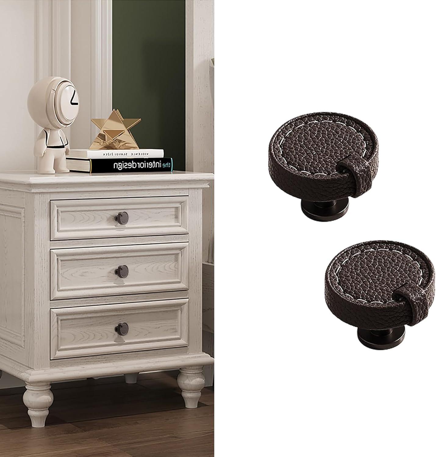 Modern Leather Kitchen Cabinet Handles