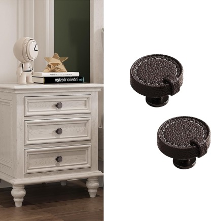 Modern Leather Kitchen Cabinet Handles