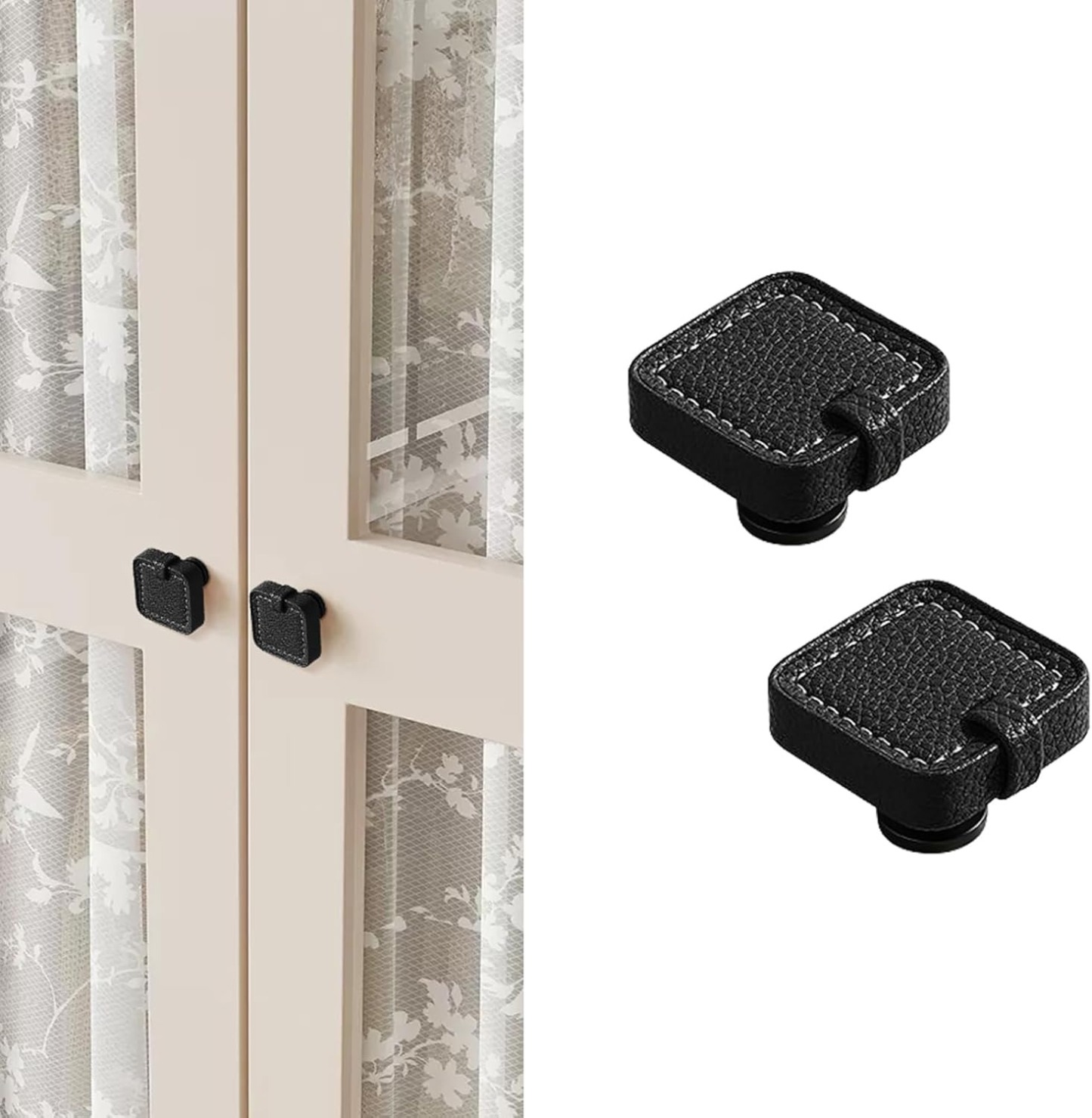 Modern Leather Kitchen Cabinet Handles