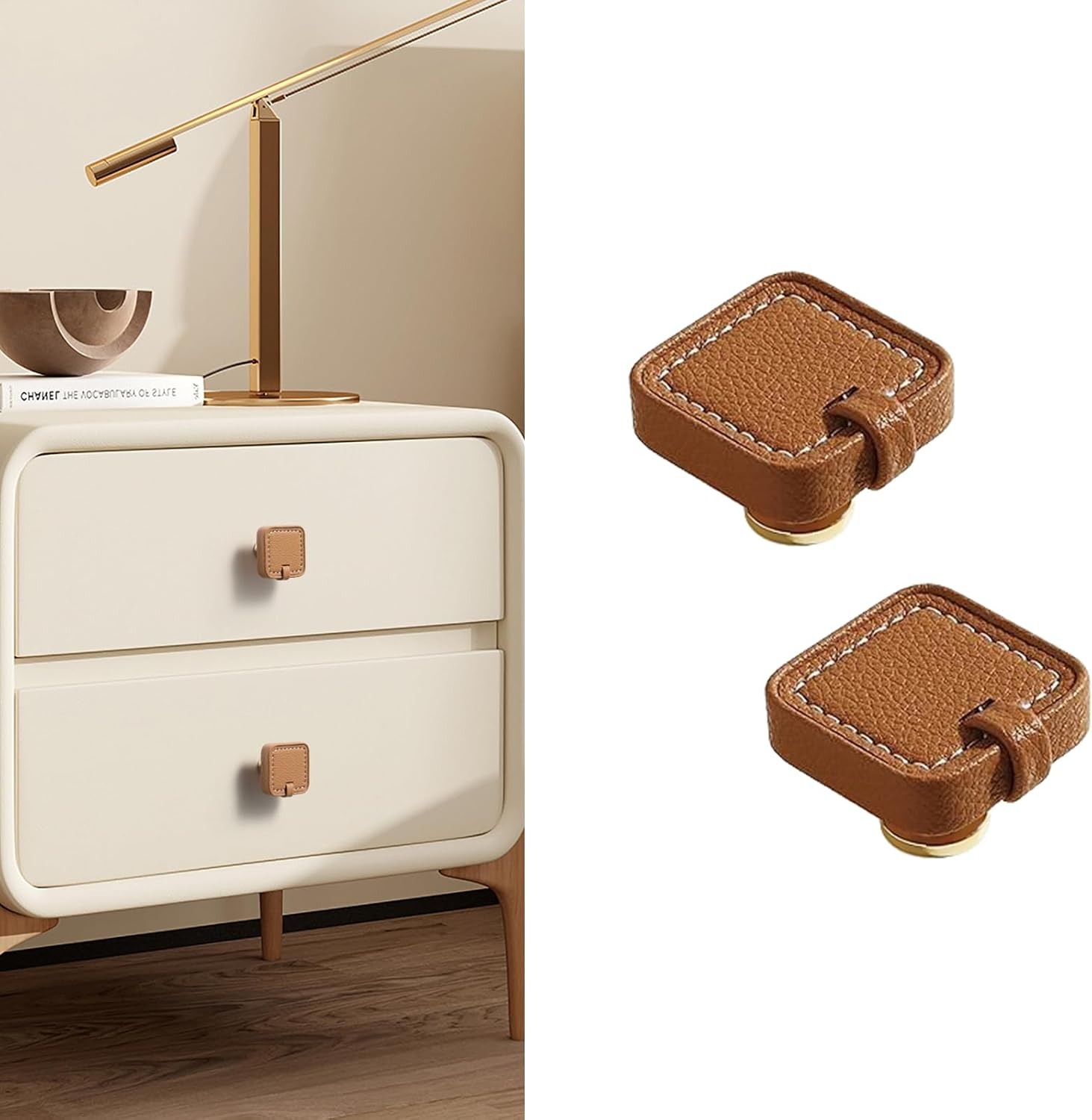 Modern Leather Kitchen Cabinet Handles