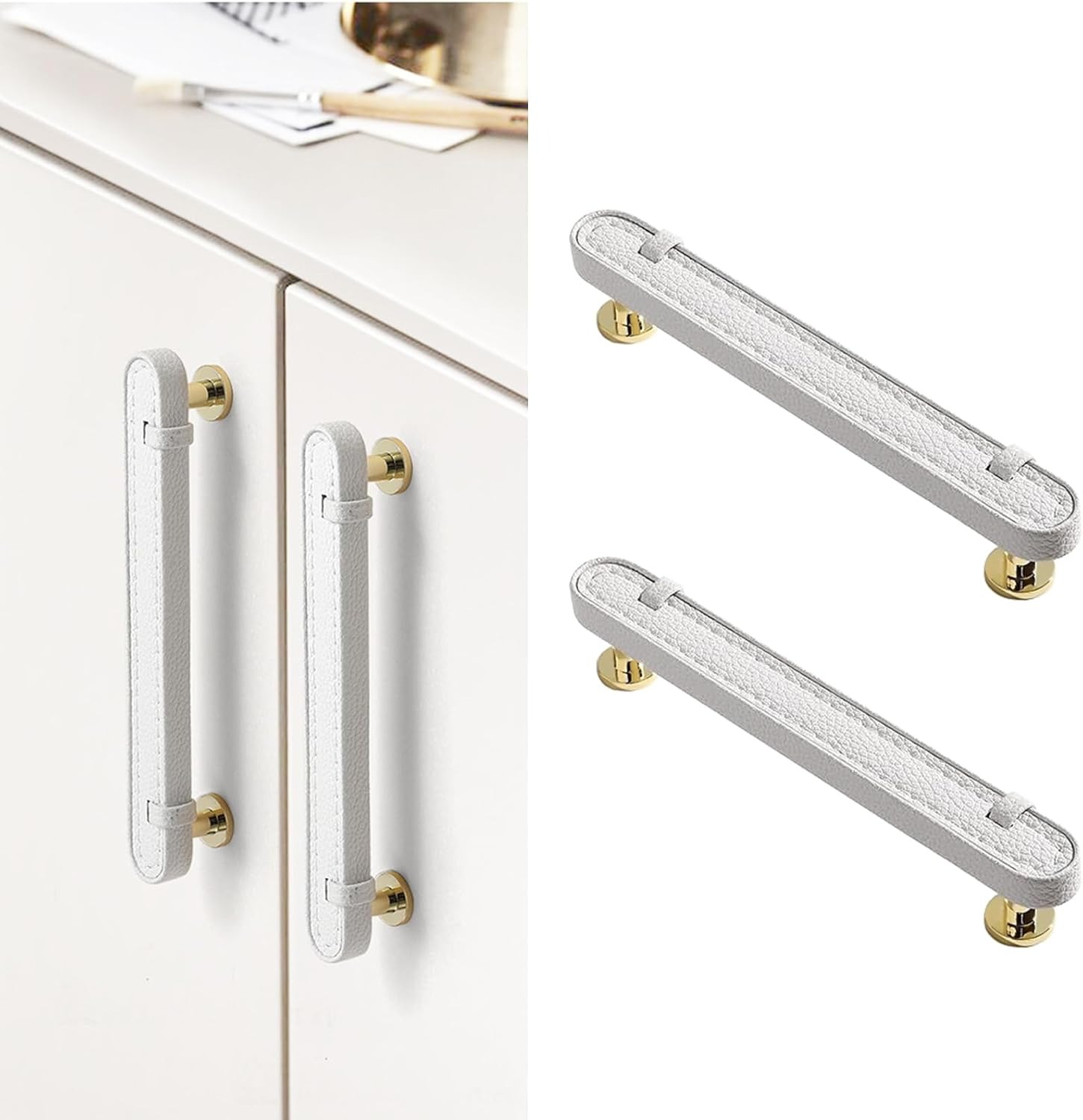 Modern Leather Kitchen Cabinet Handles