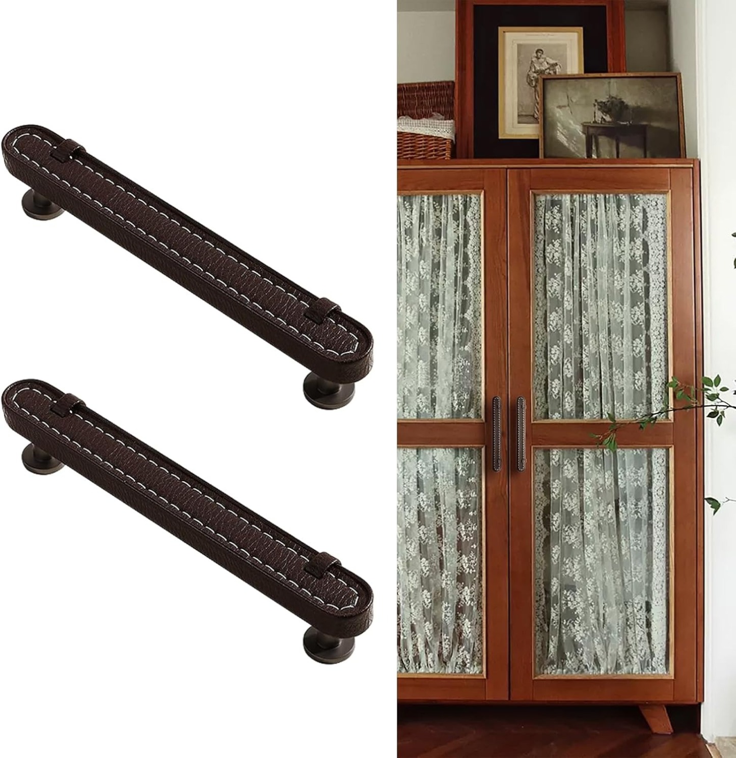 Modern Leather Kitchen Cabinet Handles