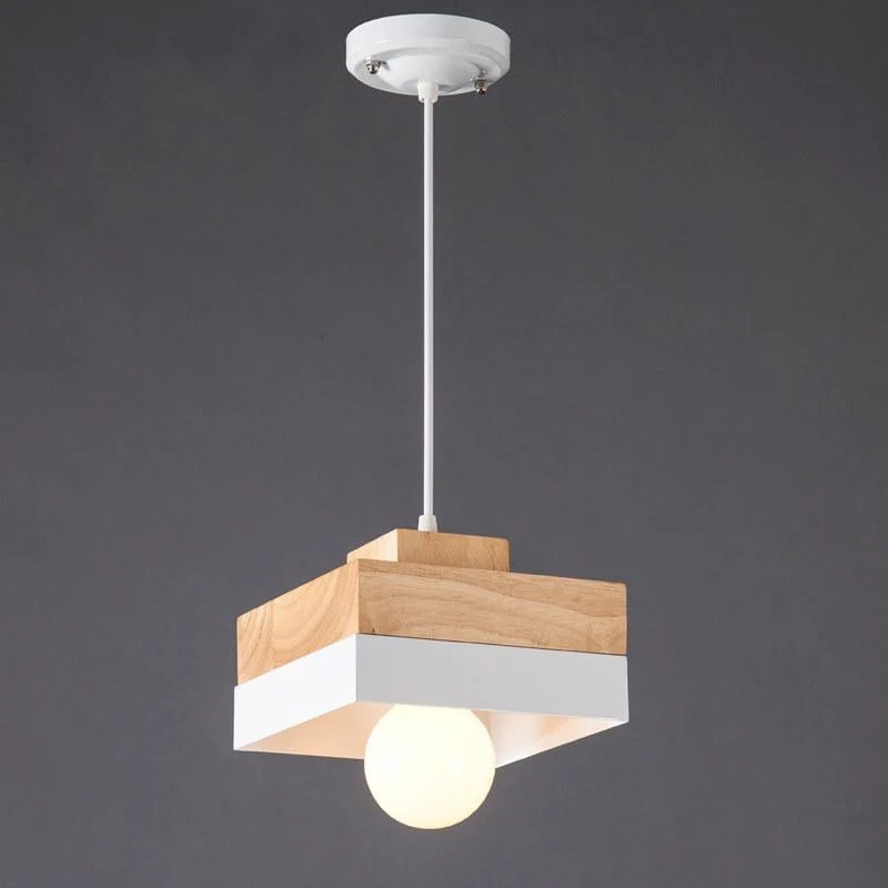Medieval Solid Wood Pendant Hanging Light