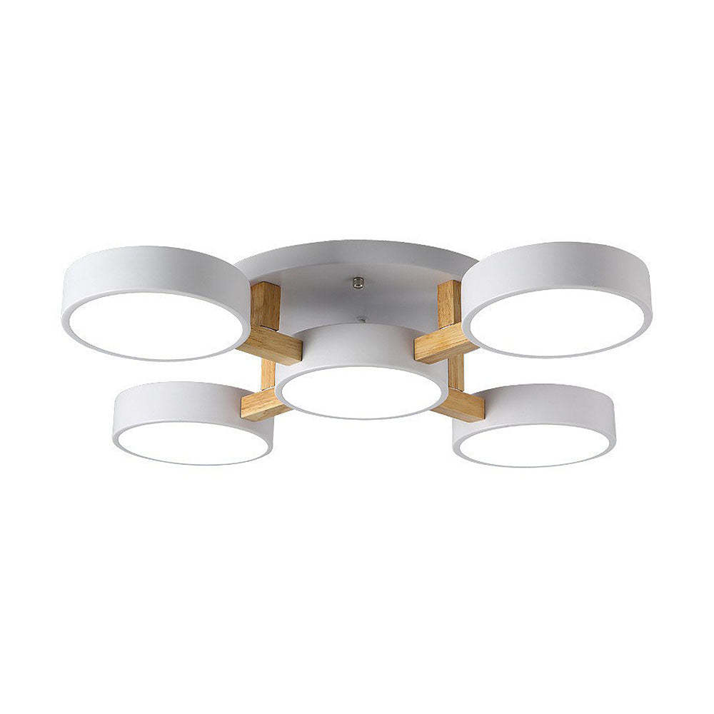 Creative Circles Acrylic LED Living Ceiling Light