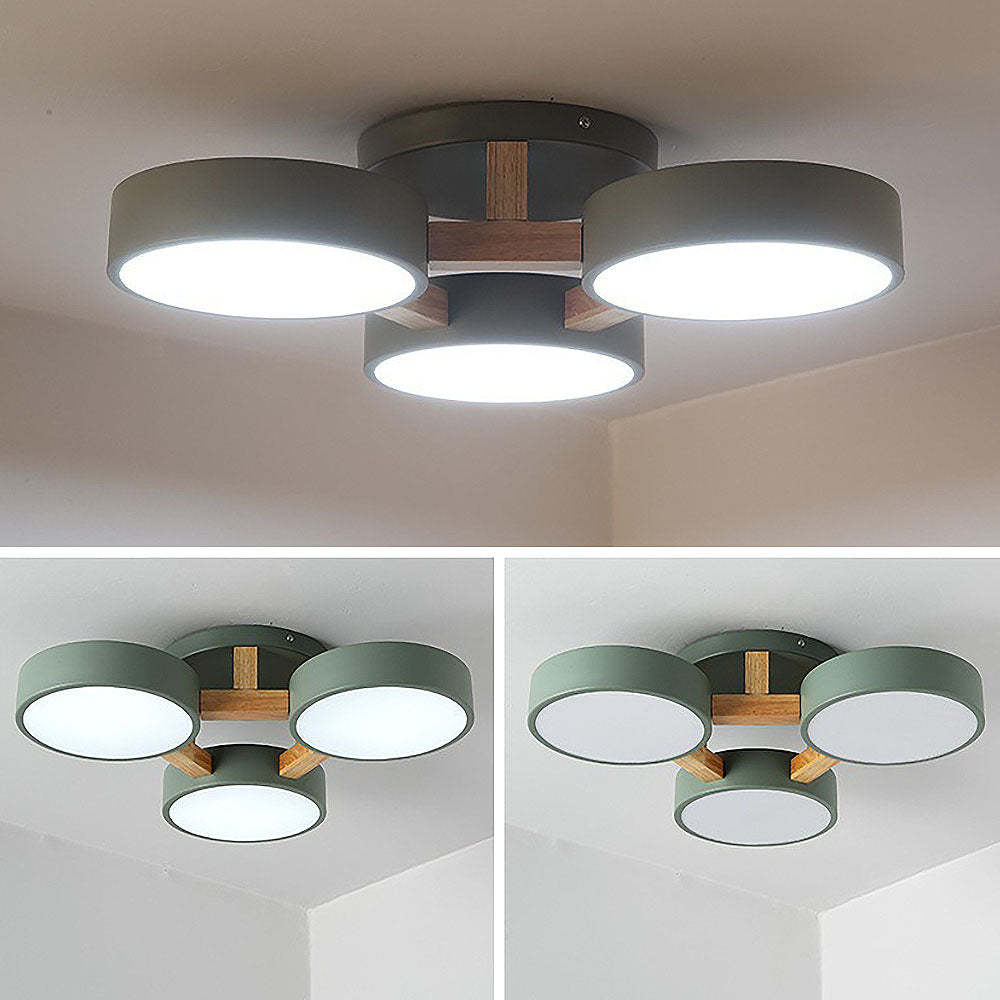 Creative Circles Acrylic LED Living Ceiling Light