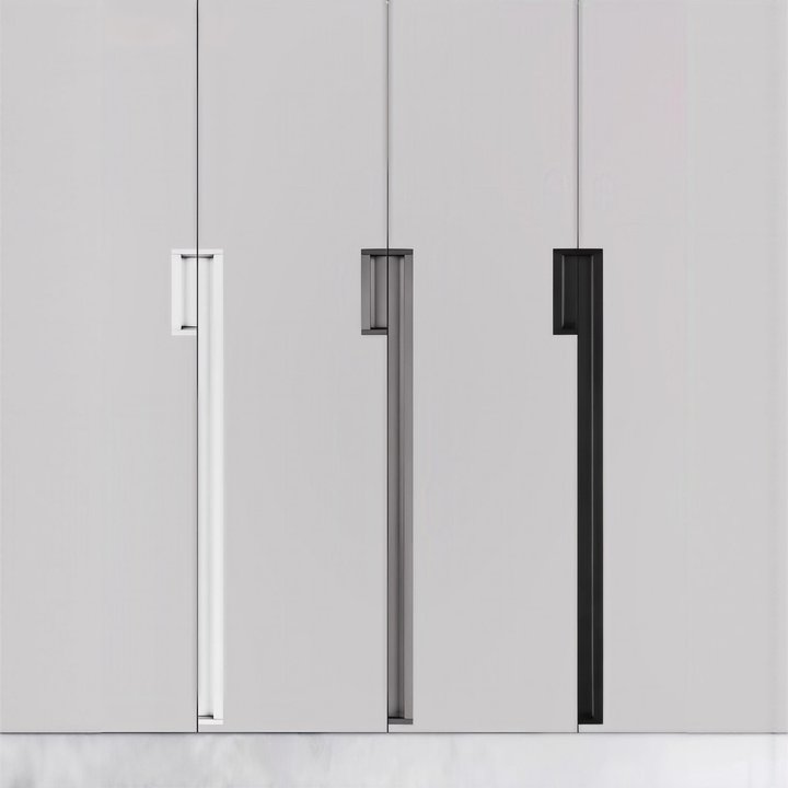 Contemporary Aluminum Alloy Finger Edge Pulls