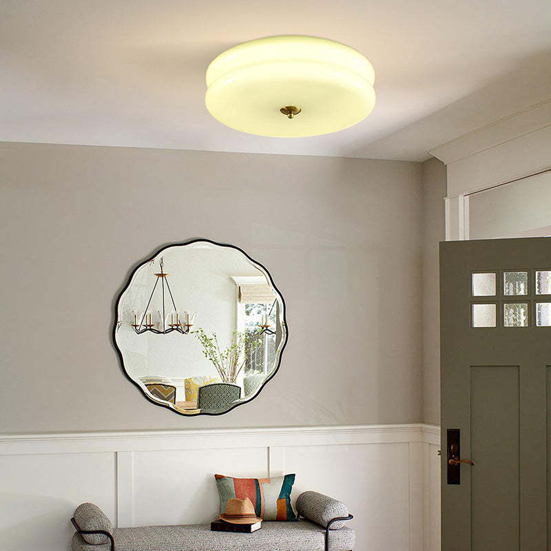 Art LED Glass Flush Mount Ceiling Lights -Homdiy