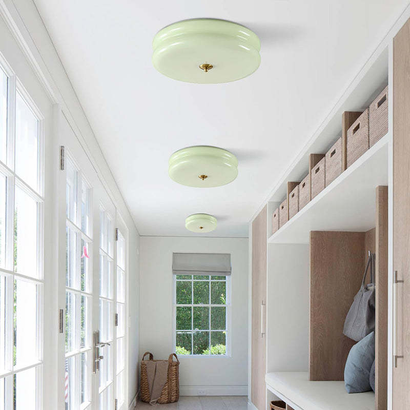 Art LED Glass Flush Mount Ceiling Lights -Homdiy