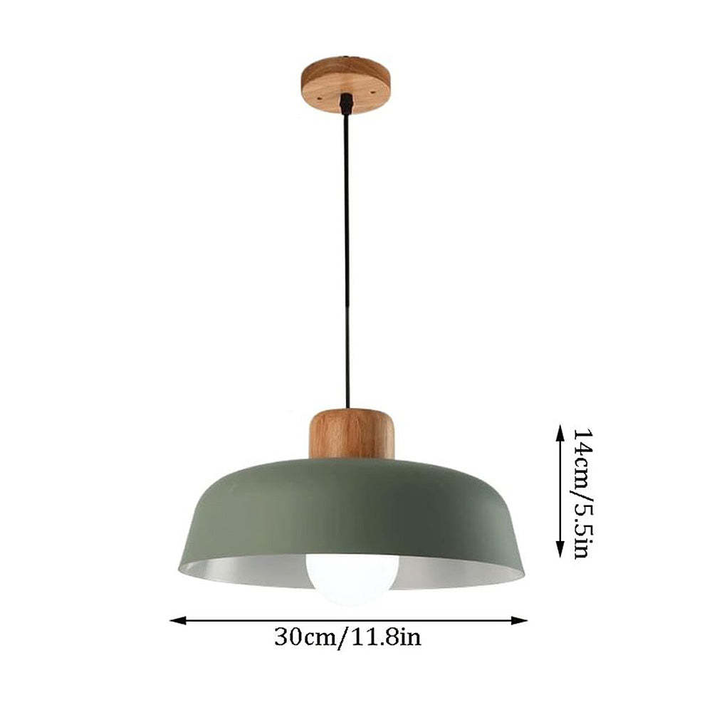 Scandinavian Round Colorful Aluminium Pendant Lamp -Homdiy