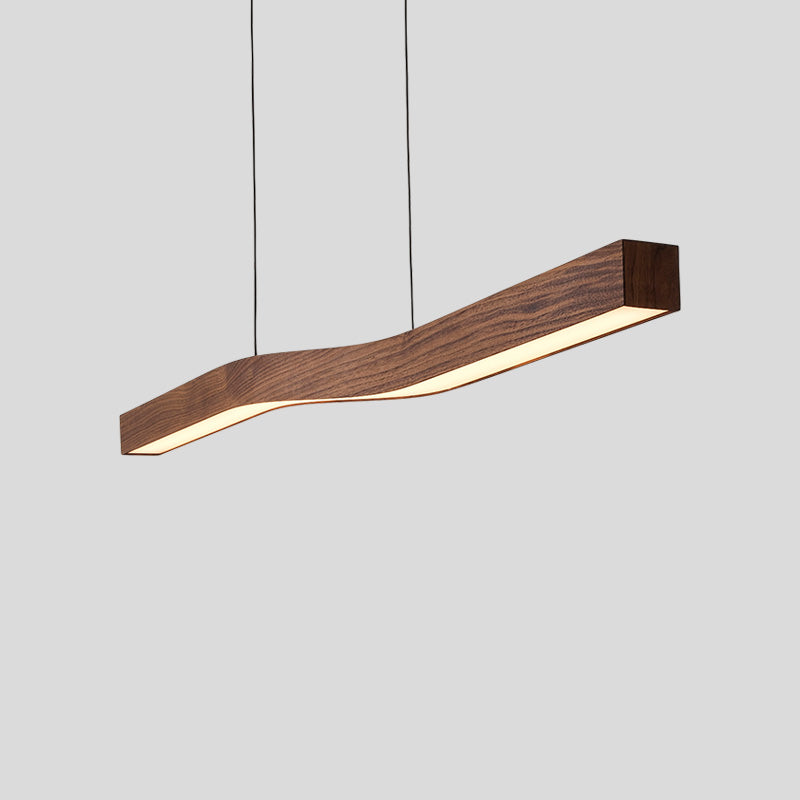 Geometry Wood LED Pendant Light -Homdiy