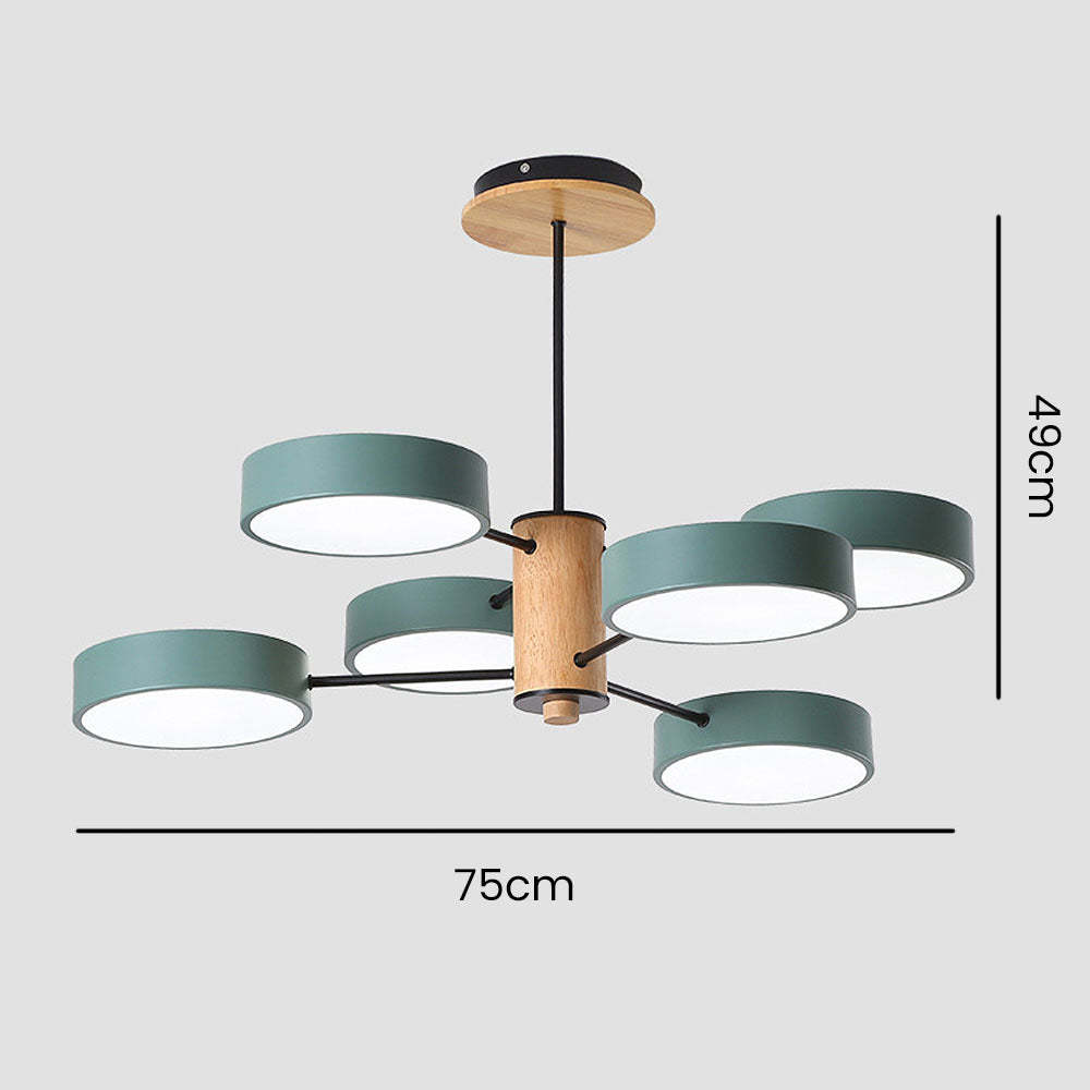 Multi Bulbs Large Modern LED Pendant Light